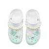 Crocs Classic Platform Clog EVA Pothos Butterfly Wings Beach Travel Versatile Fashion Trend Hole Shoes for Men and Women Green