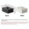 Hammered Pattern Cotton Swab Box Large Capacity Toothpick Holder Jewelry Storage Box  Bedroom
