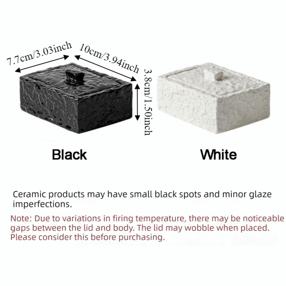Hammered Pattern Cotton Swab Box Large Capacity Toothpick Holder Jewelry Storage Box Bedroom