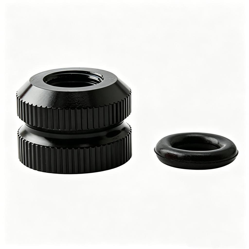 Bicycle Presta Valve Nut Compatible with Tubeless Tire Valves Aluminum Alloy Construction Durable Design for Secure Wheel Attachment