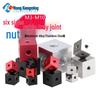 Aluminum Alloy Hex Nut Acrylic Connector Cap