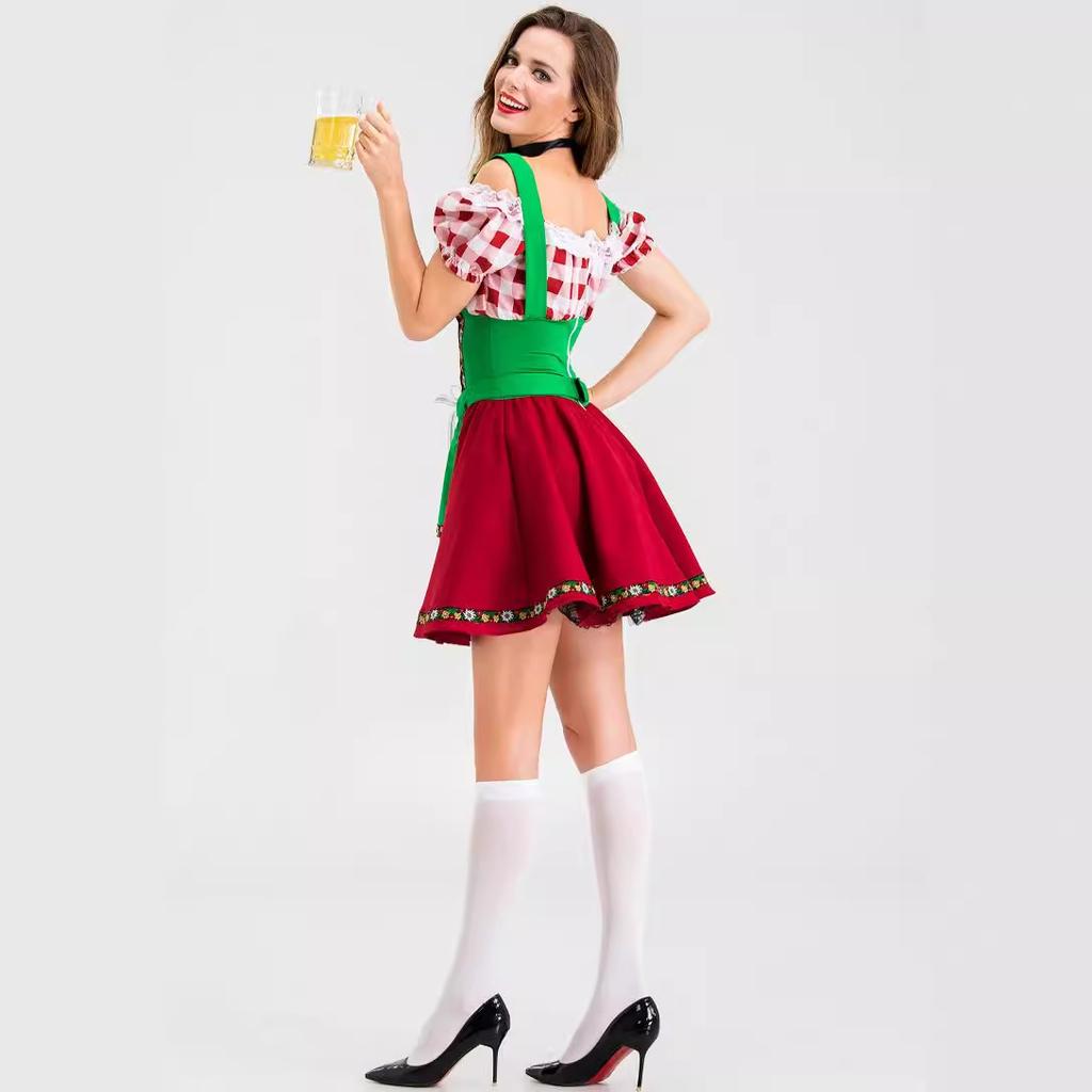 Sexy Oktoberfest Costume, German Munich Holiday Party Costume, Bar Dance Maid Beer Costume