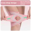 Dünne Kreuz-Sport-Kniebandage Meniskusschutz Kniebandage für Laufen Fitness Tennis Sport Rutschfeste Kompressions-Kniebandage