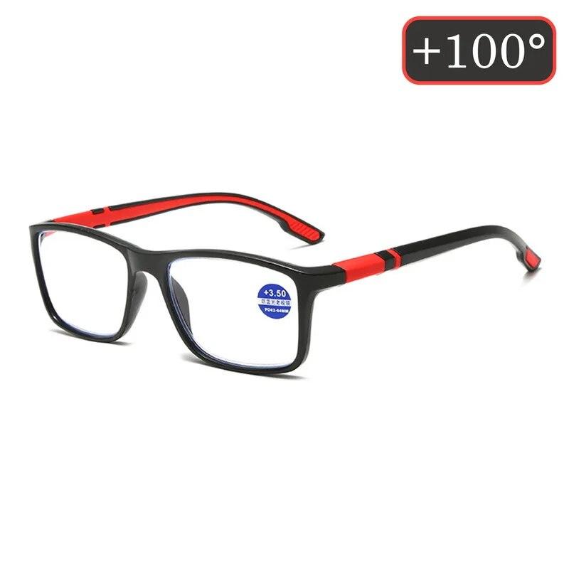 

Портативные очки для чтения Tr90 для женщин и мужчин, анти-синий свет, очки для пресбиопии, бифокальные очки для ближней дальнозоркости +1,5 ... 4,0 400