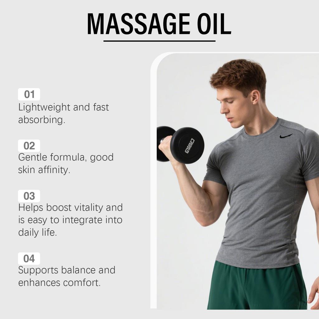 Men's Care Oil, Nourishing Massage Oil, Enhancing Experience Men's Care Spray,30ml