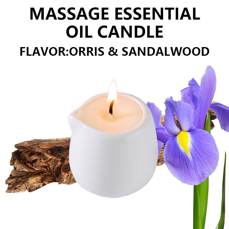Fruity Scent Low Heat Massage Oil Candle Ultra Hydrating Body Care with Coconut Wax Oil 1.69 Oz Home Decor Valentines
