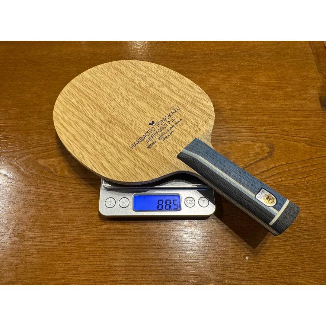 Used Tomokazu Harimoto Inner Force ALC + Zaia 03 (Bonus) Table Tennis Racket Butterfly