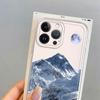 Case for iPhone 17 Pro Max 14 Plus 12 Mini 7 8 11 XS Max XR 16 Air 15 13 Pro Soft Phone Cover Snow Mountain Scenic Range
