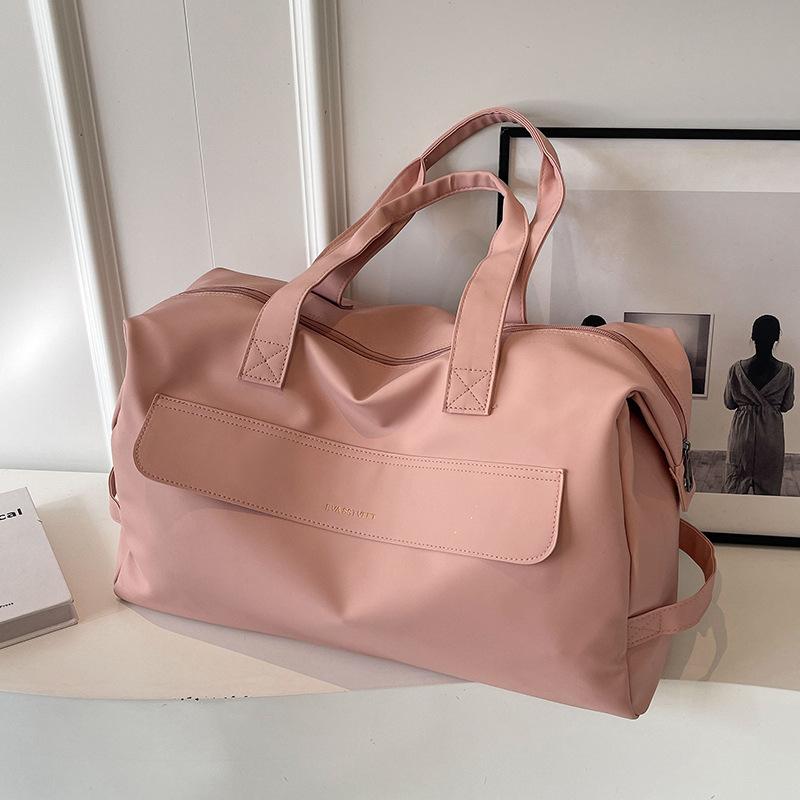 Kurzreise-Tasche Große Kapazität Damen-Reisetasche Leichte Gepäcktasche Einfarbige Handtasche Schultertasche