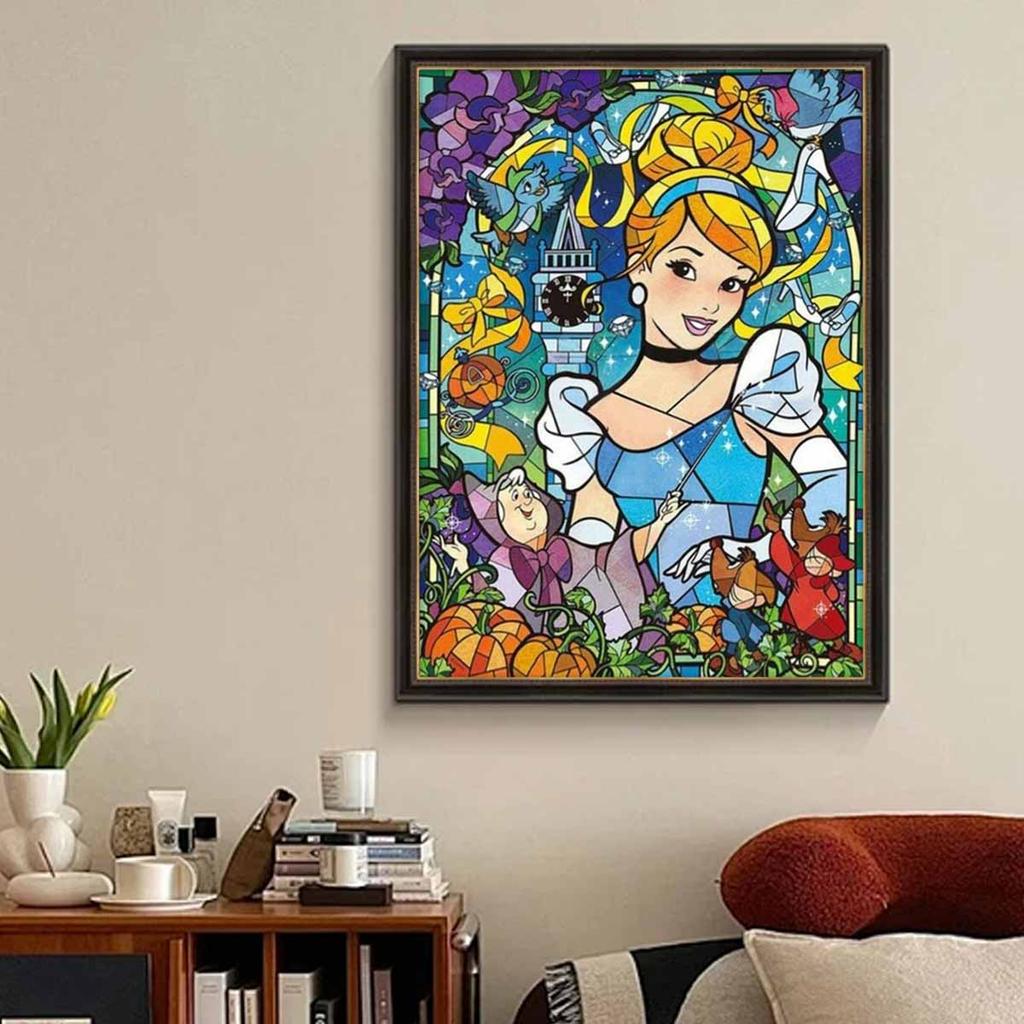 5D Diy Diamond Painting The Princess and The Castle Full Drill Rhinestones Mosaic Embroidery Handmade Products Home Decor Gift
