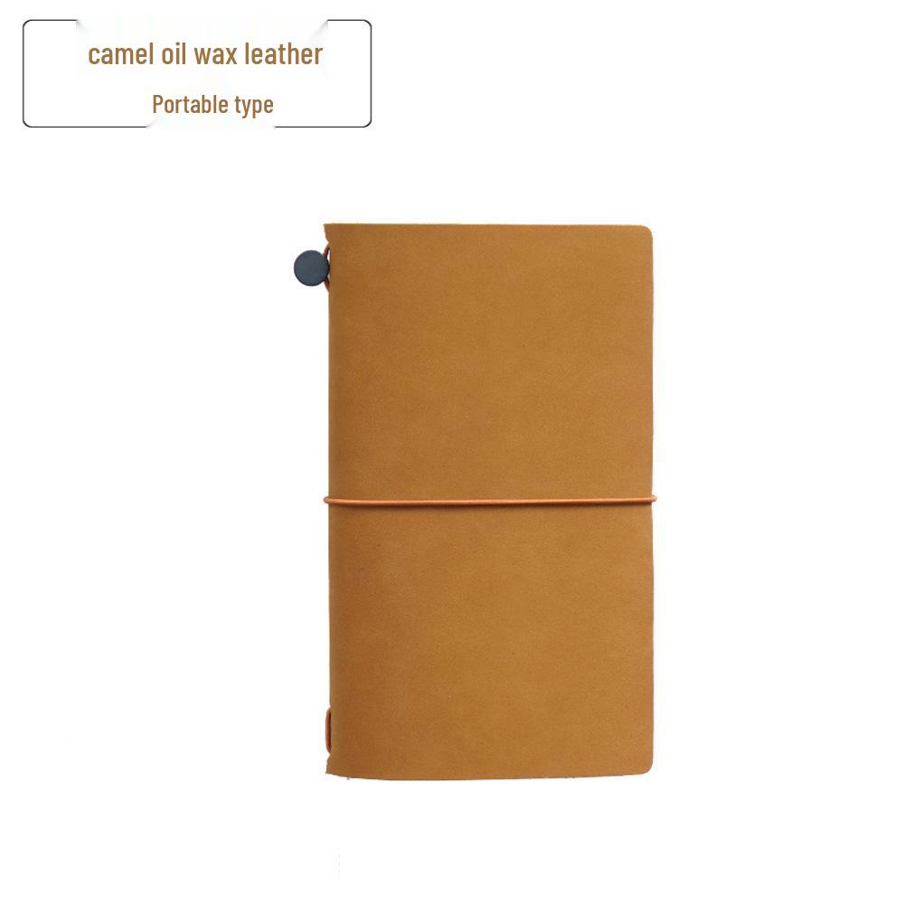 Vintage Cowhide Handmade Travel Journal - European Retro Notebook Diary