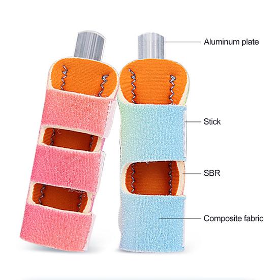 Finger Splint Adjustable Finger Support Brace Universal Finger Stabilizer Broken And Trigger Finger Straightener for Arthritis Sprain Pain Relief