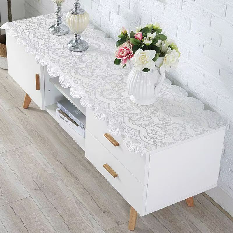 Pvc Tv Cabinet Tablecloth Rectangular Waterproof, Oil-Proof And Anti-Scalding Leave-In Bedside Table Shoe Cabinet Wine Cabinet Cover Cloth