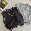 Boys Cotton Knit Vest Spring Autumn Preppy