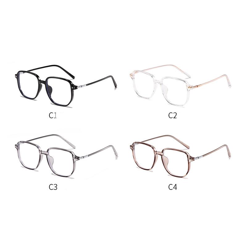 Big Frame Square Shortsighted Prescription Glasses Women Men Anti Blue Rays Student Myopic Spectacle Diopter -0.5 -0.75 To -6.0