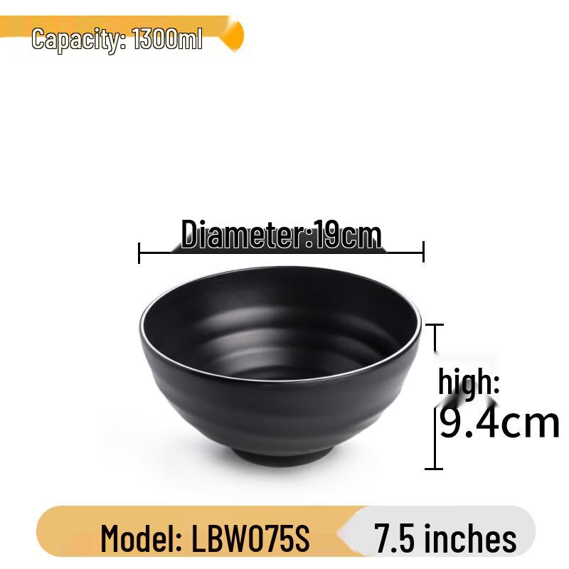 Japanese Style Melamine Ramen Bowls