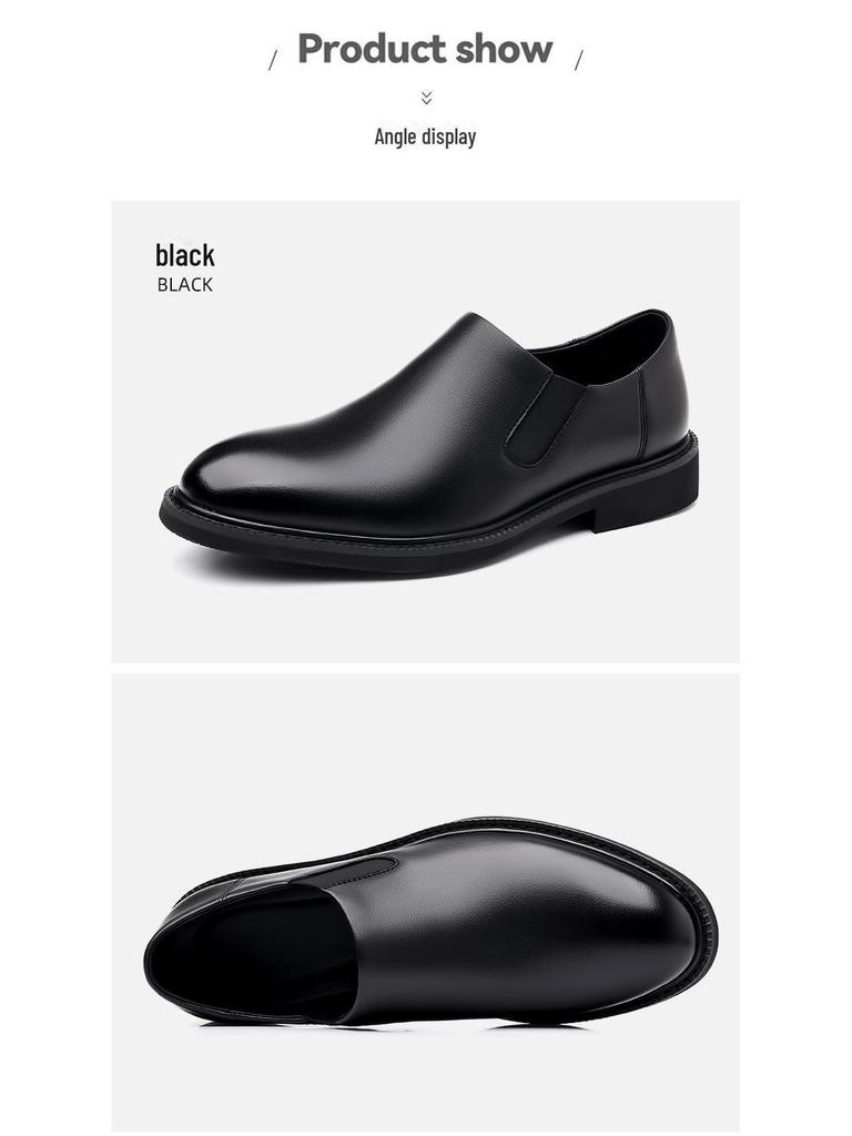 Zapatos de Cuero Slip-On de Otoño para Hombre 2024: Formal, Negocios, Casual, Conducción