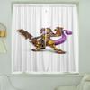 Home Interior Kitchen Curtains for Living Room 2 Pieces Blackout Curtains Door Curtain P-pokemon-n Partition Bedroom Decoration