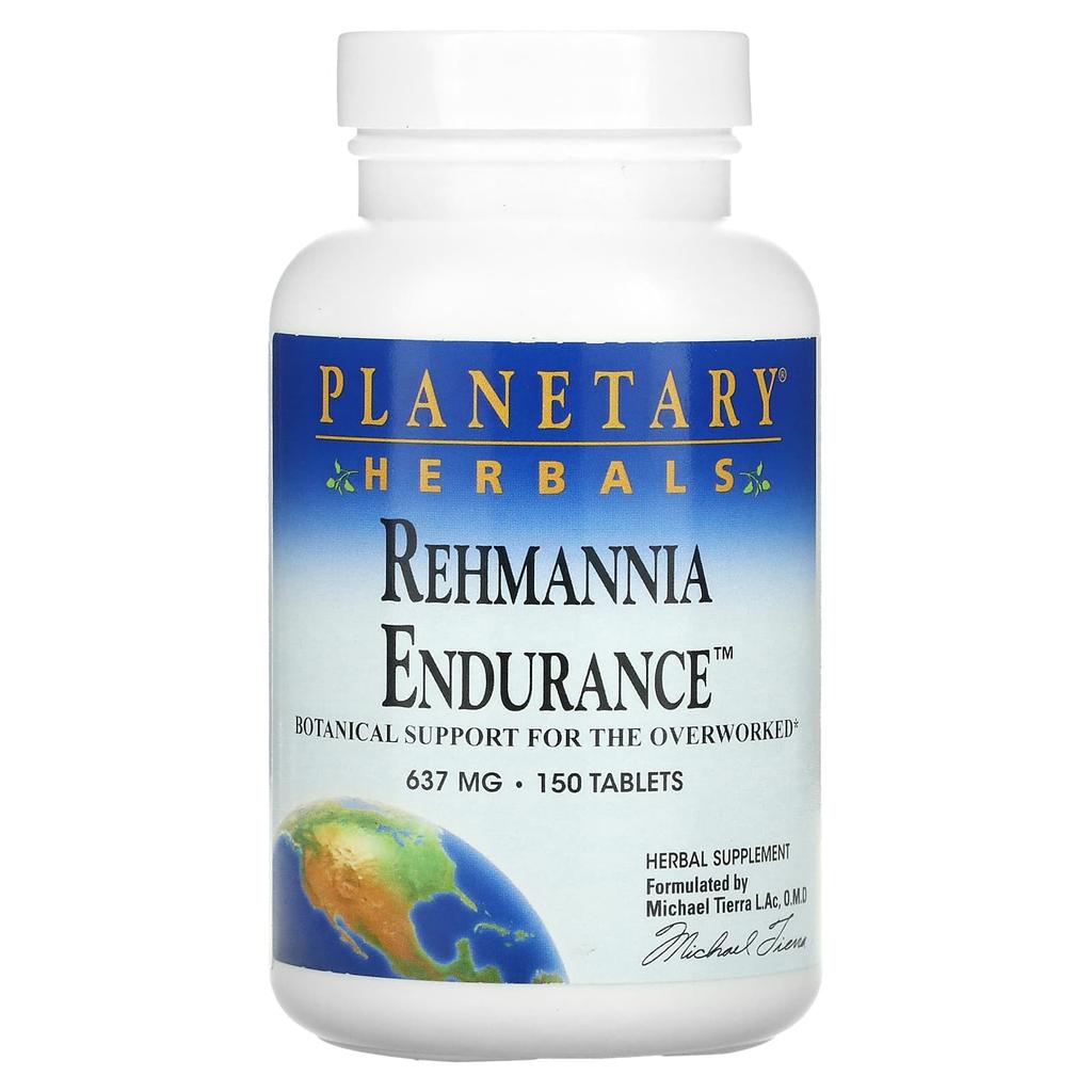 Planetary Herbals Rehmannia Endurance, 637 Mg, 150 Tablets