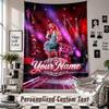 Wall Hanging Tapestry With Custom Name & Text, Ayliva Decorative Tapestry For Bedroom