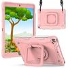Silicone Kickstand Case IPad 8th Gen 10.2 Inch With Detachable Wrist Strap Shockproof Anti-Fingerprint Dual-Tone Design