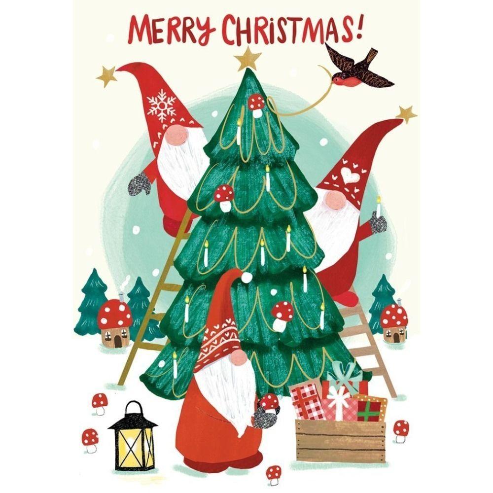 Vintage Christmas Metal Tin Sign Home Festive Wall Decor