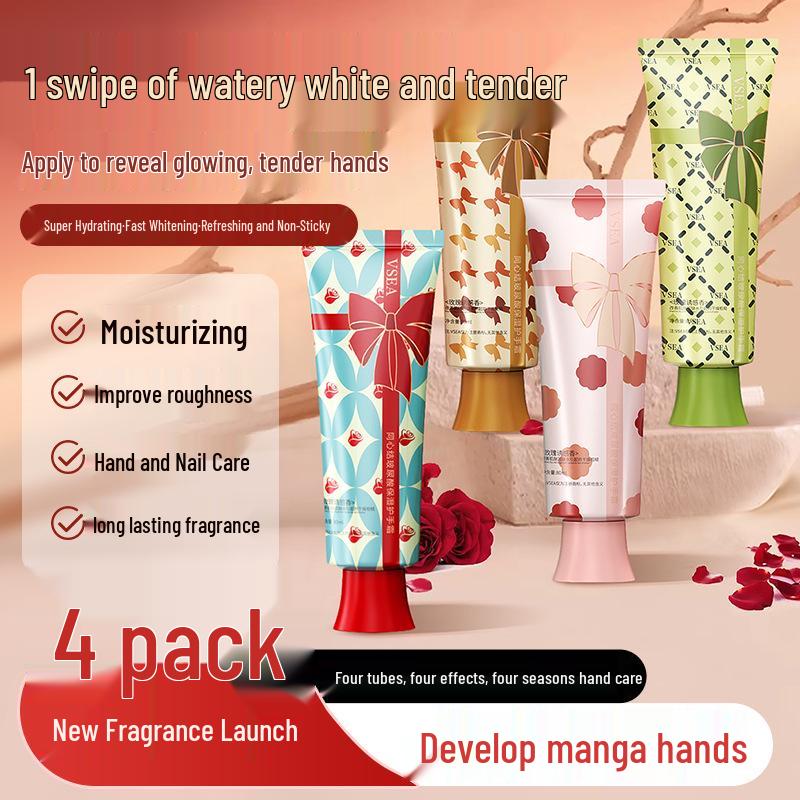 VSEA Double Knot Hyaluronic Acid Hand Cream Set - Moisturizing & Anti-Chapping.