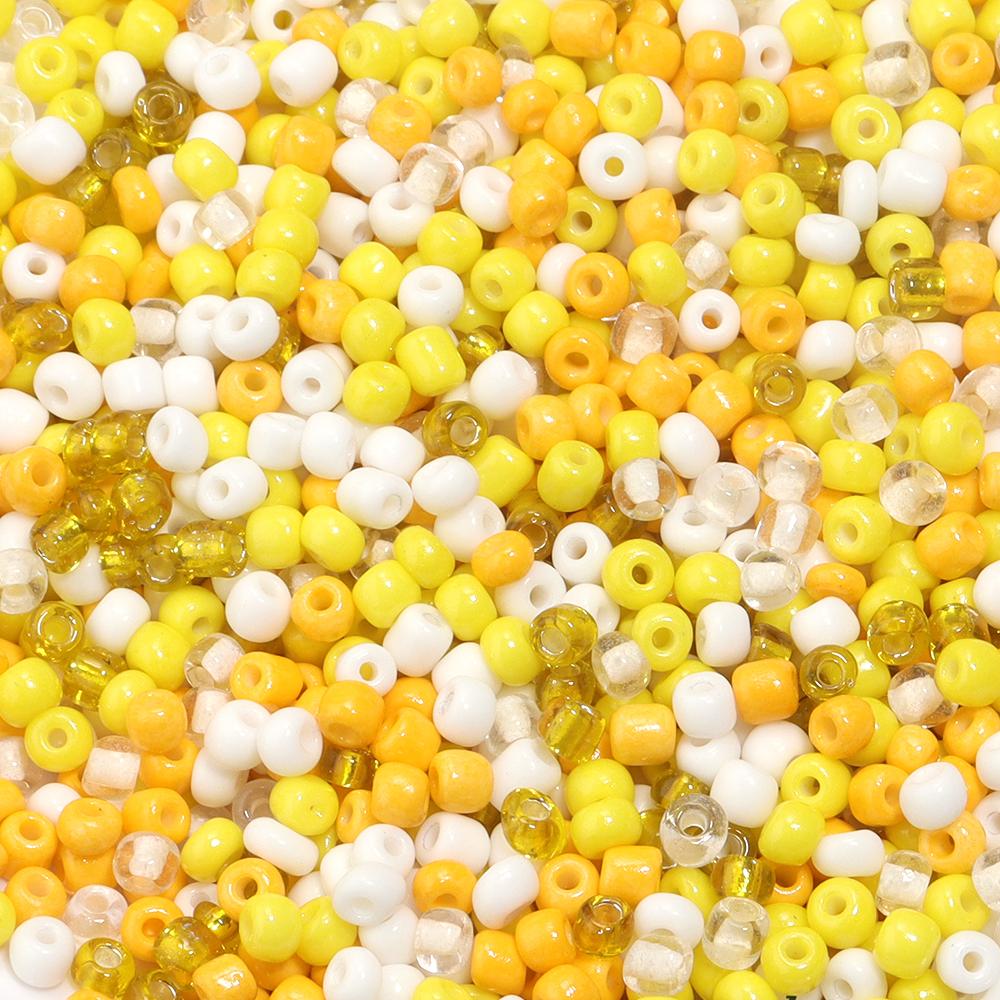 40g/lot Mixed Color Glass Seed Beads 4mm Cute Mini Loose Rice Beads For Jewelry Making Supplies DIY Bracelet Necklace Keychain