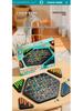 Triangle Chess Rubber Band Puzzle Toy for Kids - Multiplayer Strategy Game