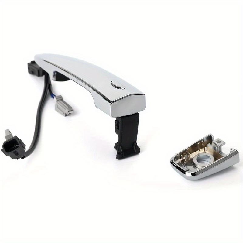 Exterior Chrome Door Handle Front Left Driver Side, for Nissan Sentra Maxima Murano Leaf Replace 806469N00A 80646-9N00A