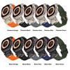 Watchband Rubber Strap for Apple Watch Band Ultra 2 1 49mm 45mm 44mm 42mm Soft Silicone Bracelet for IWatch Series 9 8 7 6 SE 5 4 Correa