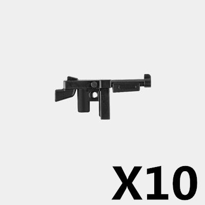 Militärwaffen MOC Bausteine Figuren Soldat US Sowjetischer Gewehr Mini-Kanone Raketenwerfer MG42 RPG Kugel Spielzeug Geschenk K022