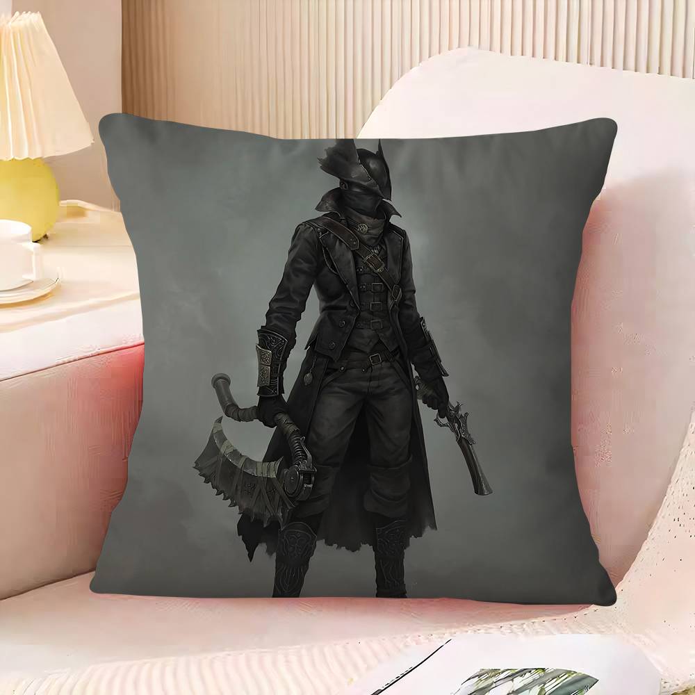 Anime Bloodborne Stitch Lucky Dragon Pillow Cover Sofa Cushion Cover Home Room Decoration Children Gift
