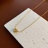 2025 Women's Titanium Steel Necklace: Light Luxury, Clavicle Chain, Non-Fading High-End Accessory