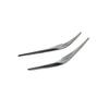 For Mazda CX5 CX-5 KF 2017 2018    ABS Front Headlight Lamp Eyelid Cover Strips Rear Light Eyebrow Trims Car Sticker