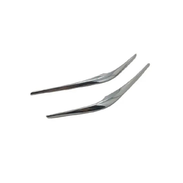 For Mazda CX5 CX-5 KF 2017 2018 ABS Front Headlight Lamp Eyelid Cover Strips Rear Light Eyebrow Trims Car Sticker