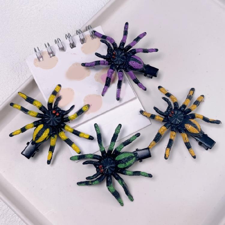 Eye Catching Spiders Hair Clip Multifunctional Stylish Barrettes Elegant Women for Trendy and Creative Styles