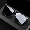Retro Square Frame Polarized Sunglasses Fashion Men'S Outdoor Driving Sunscreen Sun Glasses UV400 Sunshades Eyeglasses Goggles