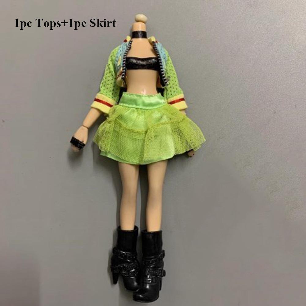 

Повседневная одежда Кукольная футболка Юбка Детские игрушки Топы Пальто Шорты для куклы 1/6 BJD 27~28см 2