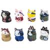 5cm Anime Naruto Figure Toys Cute Mini Kakashi Uchiha Itachi Gaara Q Version Action Dolls Pvc Model Edition Birthday Gifts