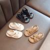 Children'S Sandals Baby Girls And Boys Summer Shoes Korean Casual Black Beach Shoes Soft Soled Light Sports Sandals Teen
