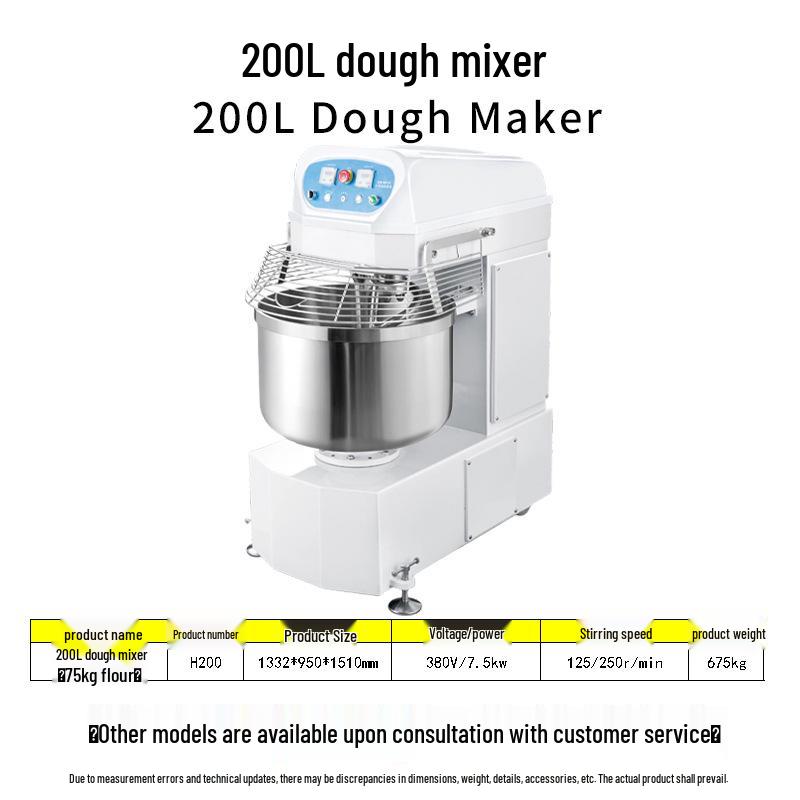 Commercial Double Action Vertical Dough Mixer: Fully Automatic, 10kg/20kg/25kg Capacity, Double Speed Kneading/Beating Machine.