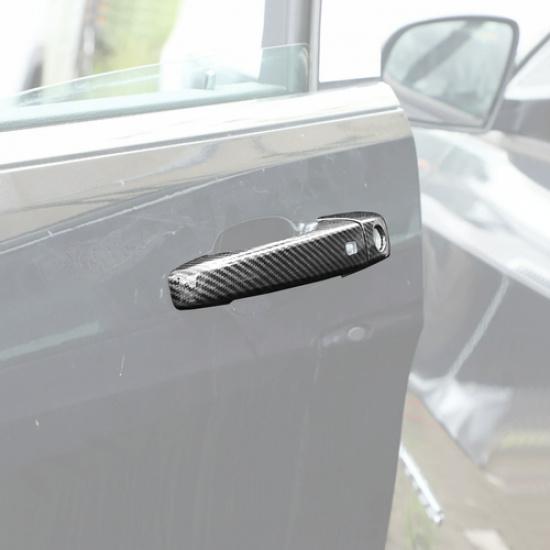 For Dodge Durango 2011-2026 Carbon Fiber Exterior Door Handle Decor Cover Trim