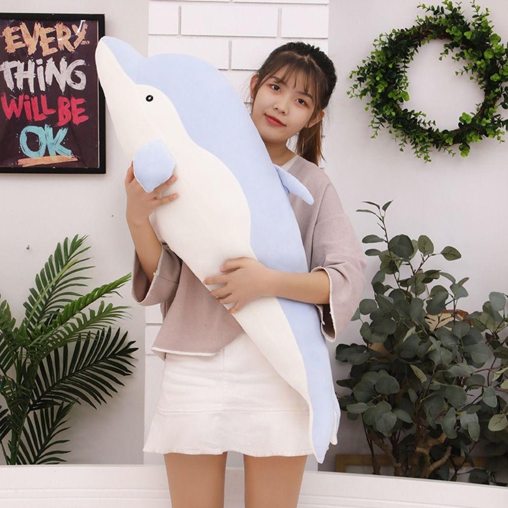 Kawaii Stuffed Soft Animal Dolls 35/50/70/90cm Gift for Girls 2024 Children Sleeping Pillow