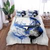 A380 Airbus Cockpit Duvet Cover Set King Queen Double Full Twin Single Size Bed Linen Set