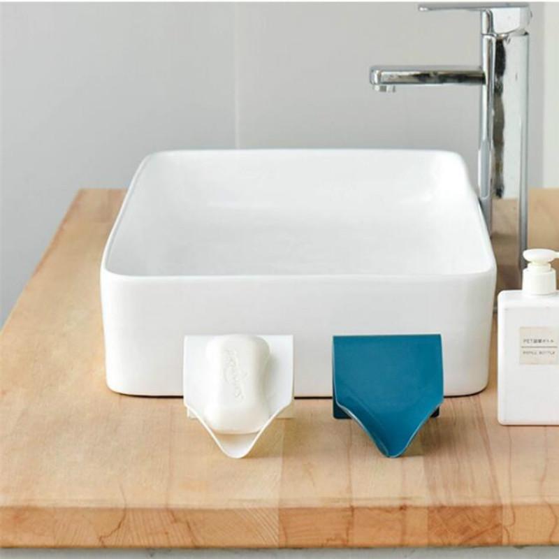 Creative Soap Dish Stand Holder Wall Soap Box Case  Bathroom Container Shower Storage Rack