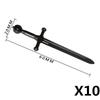 MOC Mattoncini Militari Figura Medievale Soldato Accessori Arma Spada Ascia Coltello Pugnale Martello Giocattolo Mini Mattoncino Regalo R027