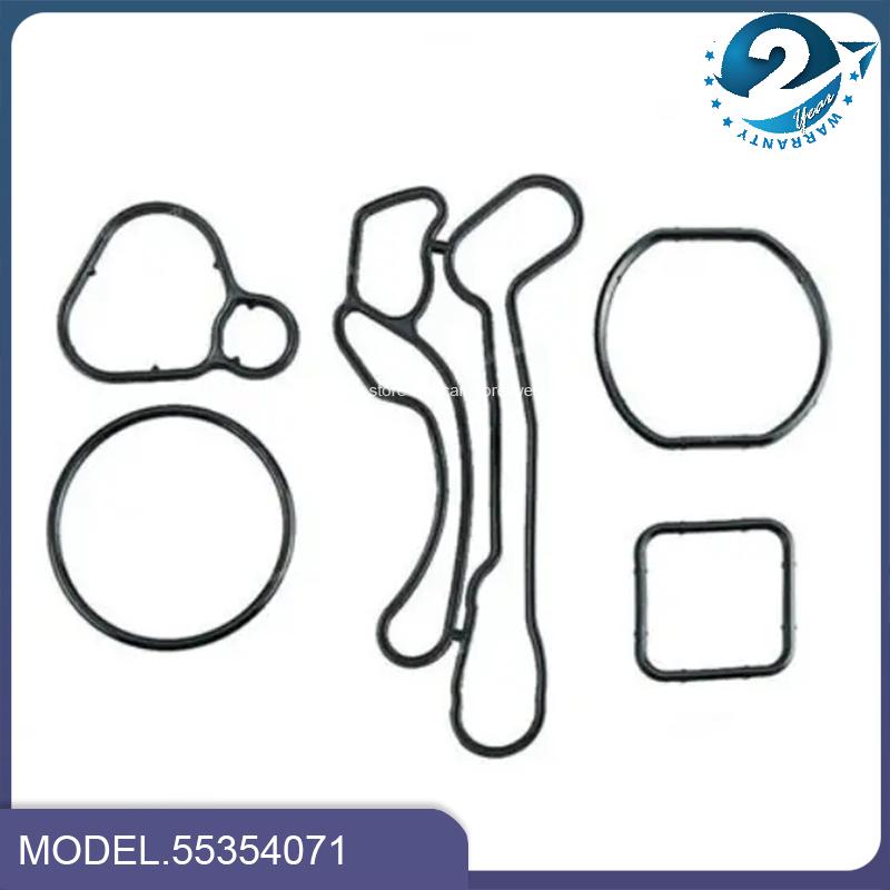 10Sets Oil Cooler Gasket Seals Kit Fit For Chevrolet Cruze 1.6L 1.8L Sonic Astra Vauxhall Astra Insignia Zafira OEM# 55354071