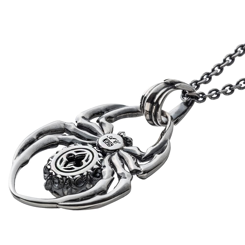 Artemis Classic Spider Pendant (acp0350) - Men's Silver Accessory, Brand Jewelry, 925 Sterling Silver