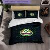 Rapid Wien FC Themed Bedding 3Pcs Duvet Cover Set Decorative Bed Linen For Teen Room Home Decoration